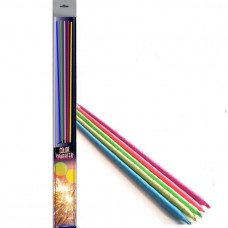 45cm Neon Colour Coated Sparklers (Pack of 5 Sparklers)