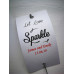 Personalised Sparkler Tags with Free 40cm Monster Sparklers - Design O1