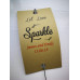 Personalised Sparkler Tags with Free 40cm Monster Sparklers - Design O1