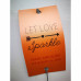 Personalised Sparkler Tags with Free 40cm Monster Sparklers - Design P1