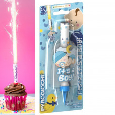 It`s A Boy Ice Fountain Sparklers 15 cm Indoor Use (PACK OF 1)