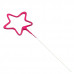 Star Shaped - 18 cm Pink Coated Sparklers (PACK OF 1)