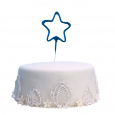 Star Shaped - 18 cm Blue Coated Sparklers (PACK OF 1)
